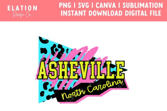 Asheville North Carolina Retro 80s Svg Review