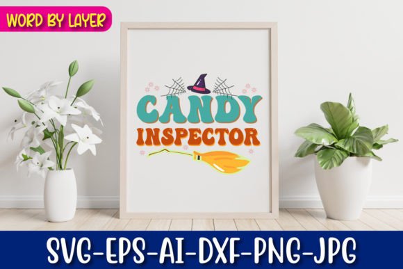 Candy Inspector Retro Halloween Graphic Review