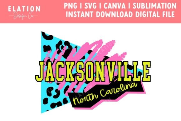 Jacksonville North Carolina Retro 80s