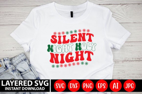 Silent Night Holy Night Retro SVG Design Review