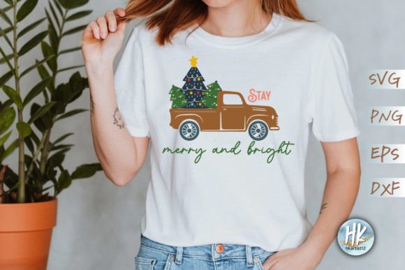 Stay Merry and Bright Retro SVG Review