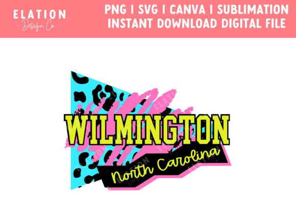 Wilmington North Carolina Retro 90s Svg Review